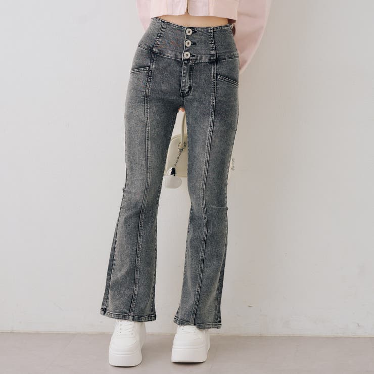 【S/M展開】後レースアップフレアパンツ | RMAF　NICE CLAUP / OLIVE des OLIVE | 詳細画像23 