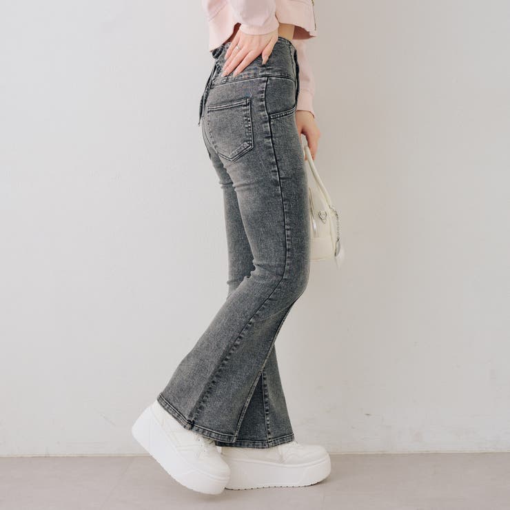 【S/M展開】後レースアップフレアパンツ | RMAF　NICE CLAUP / OLIVE des OLIVE | 詳細画像26 