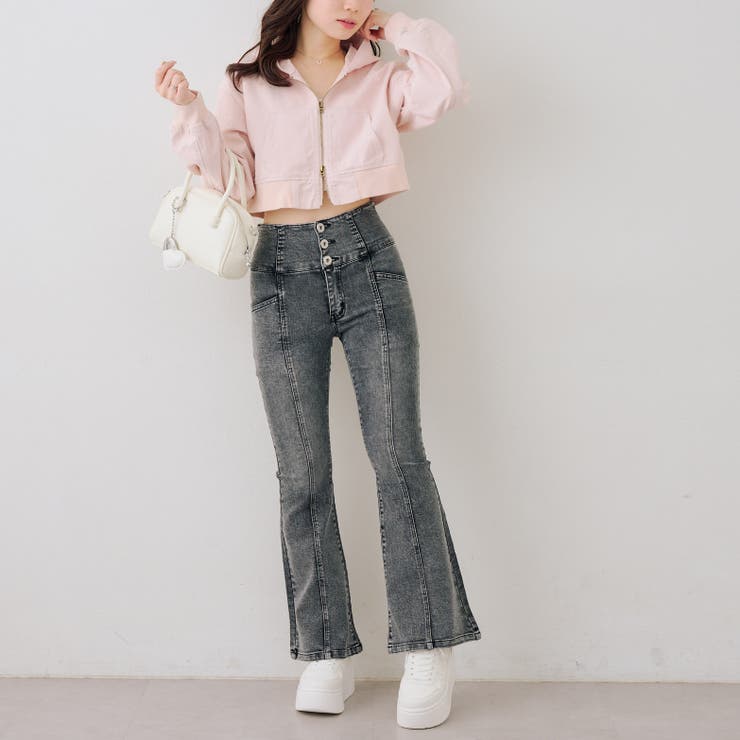 【S/M展開】後レースアップフレアパンツ | RMAF　NICE CLAUP / OLIVE des OLIVE | 詳細画像27 