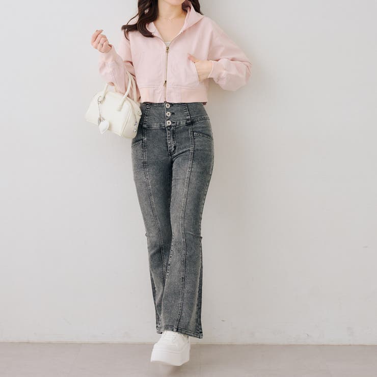 【S/M展開】後レースアップフレアパンツ | RMAF　NICE CLAUP / OLIVE des OLIVE | 詳細画像28 