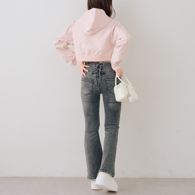 【S/M展開】後レースアップフレアパンツ | RMAF　NICE CLAUP / OLIVE des OLIVE | 詳細画像30 