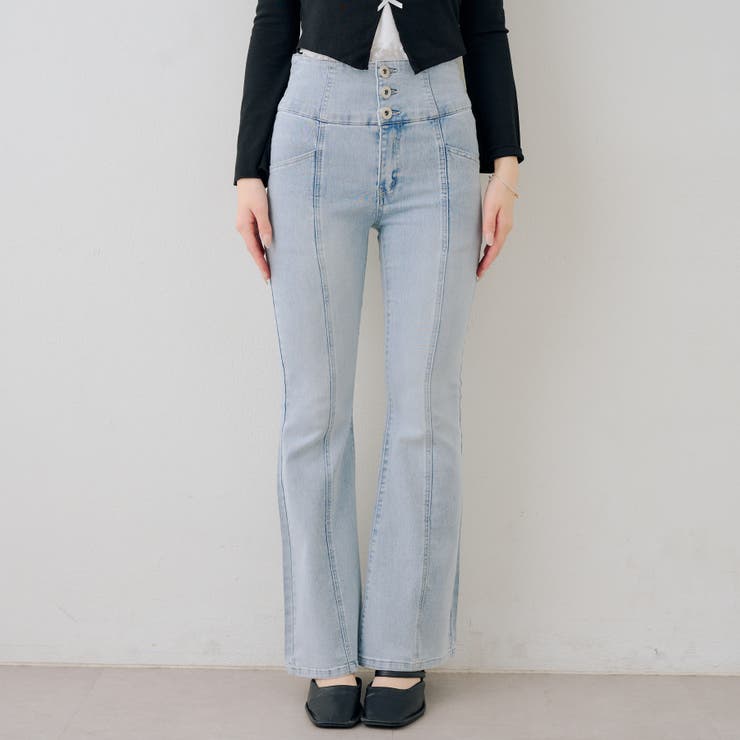 【S/M展開】後レースアップフレアパンツ | RMAF　NICE CLAUP / OLIVE des OLIVE | 詳細画像31 