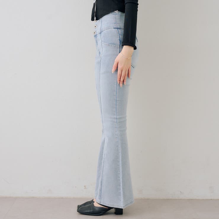 【S/M展開】後レースアップフレアパンツ | RMAF　NICE CLAUP / OLIVE des OLIVE | 詳細画像32 