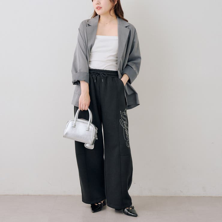 キラキラロゴスウェットパンツ | RMAF　NICE CLAUP / OLIVE des OLIVE | 詳細画像6 