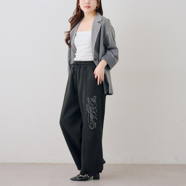 キラキラロゴスウェットパンツ | RMAF　NICE CLAUP / OLIVE des OLIVE | 詳細画像7 