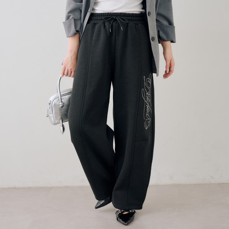 キラキラロゴスウェットパンツ | RMAF　NICE CLAUP / OLIVE des OLIVE | 詳細画像1 