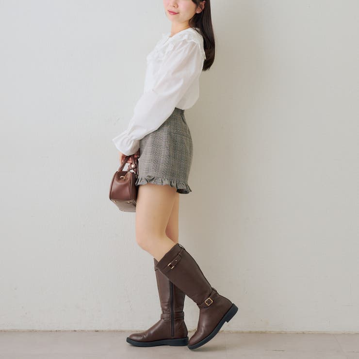 【セットアップ対応】裾フリルショートパンツ | RMAF　NICE CLAUP / OLIVE des OLIVE | 詳細画像9 