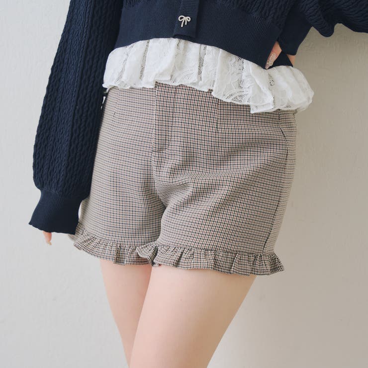 【セットアップ対応】裾フリルショートパンツ | RMAF　NICE CLAUP / OLIVE des OLIVE | 詳細画像10 