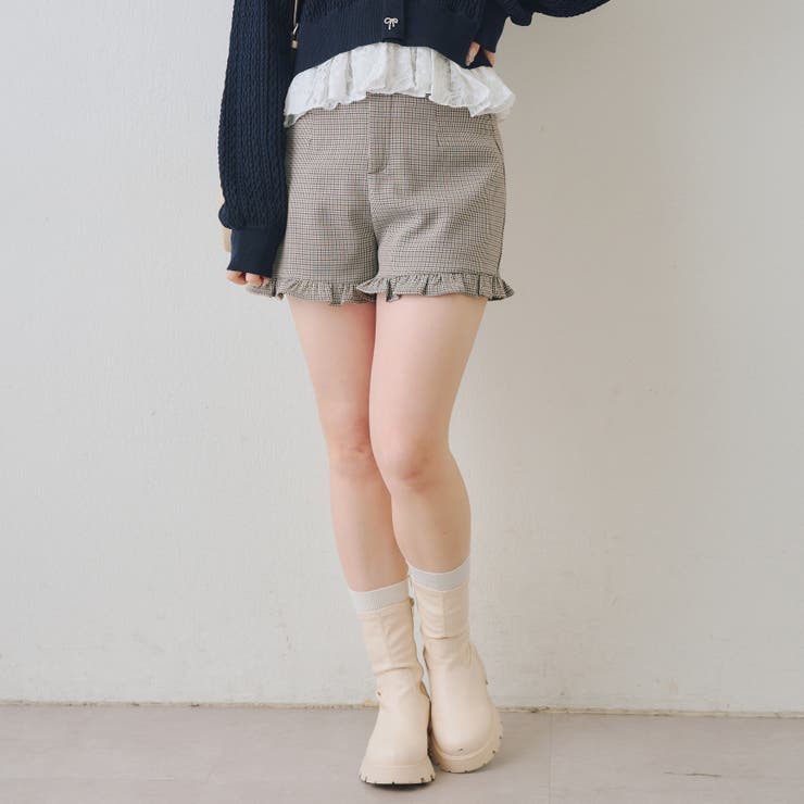 【セットアップ対応】裾フリルショートパンツ | RMAF　NICE CLAUP / OLIVE des OLIVE | 詳細画像11 