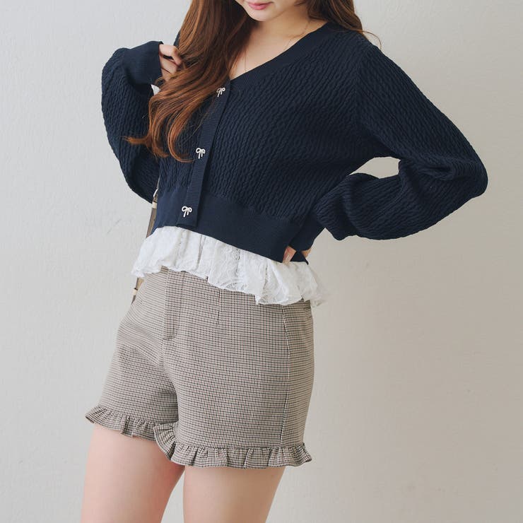 【セットアップ対応】裾フリルショートパンツ | RMAF　NICE CLAUP / OLIVE des OLIVE | 詳細画像16 