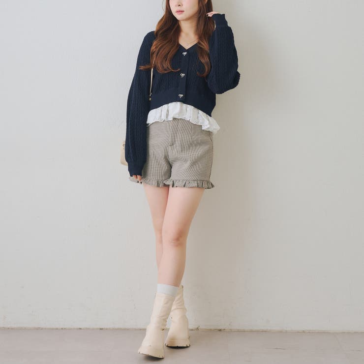 【セットアップ対応】裾フリルショートパンツ | RMAF　NICE CLAUP / OLIVE des OLIVE | 詳細画像17 