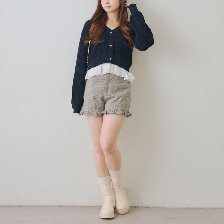 【セットアップ対応】裾フリルショートパンツ | RMAF　NICE CLAUP / OLIVE des OLIVE | 詳細画像18 