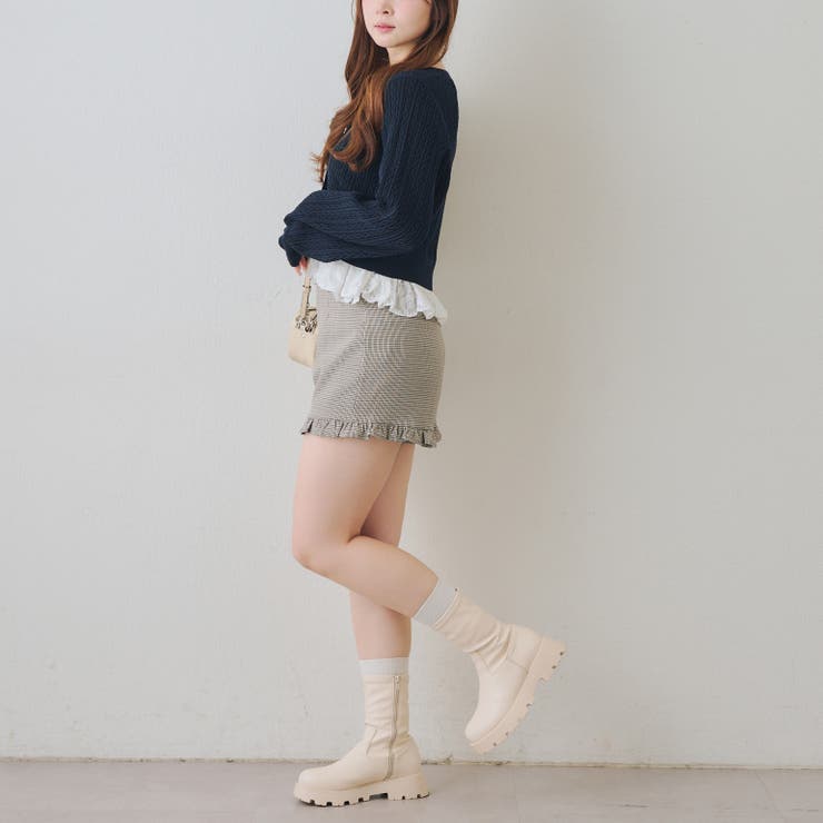 【セットアップ対応】裾フリルショートパンツ | RMAF　NICE CLAUP / OLIVE des OLIVE | 詳細画像19 