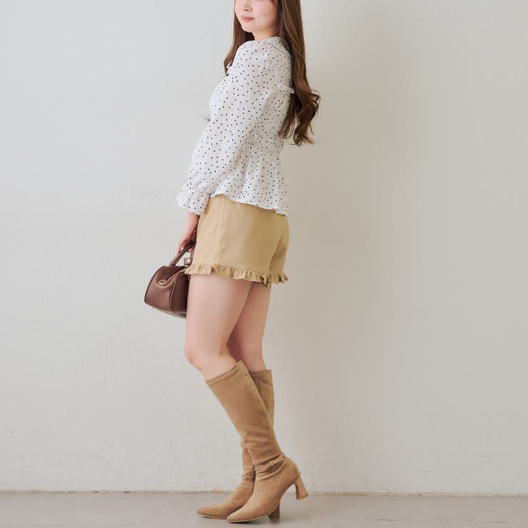 【セットアップ対応】裾フリルショートパンツ | RMAF　NICE CLAUP / OLIVE des OLIVE | 詳細画像30 