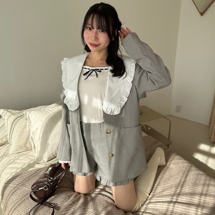 【セットアップ対応】裾フリルショートパンツ | RMAF　NICE CLAUP / OLIVE des OLIVE | 詳細画像33 