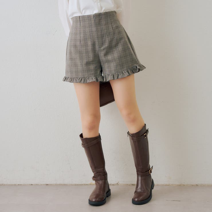 【セットアップ対応】裾フリルショートパンツ | RMAF　NICE CLAUP / OLIVE des OLIVE | 詳細画像3 