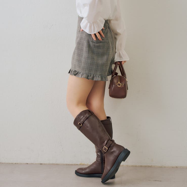 【セットアップ対応】裾フリルショートパンツ | RMAF　NICE CLAUP / OLIVE des OLIVE | 詳細画像4 