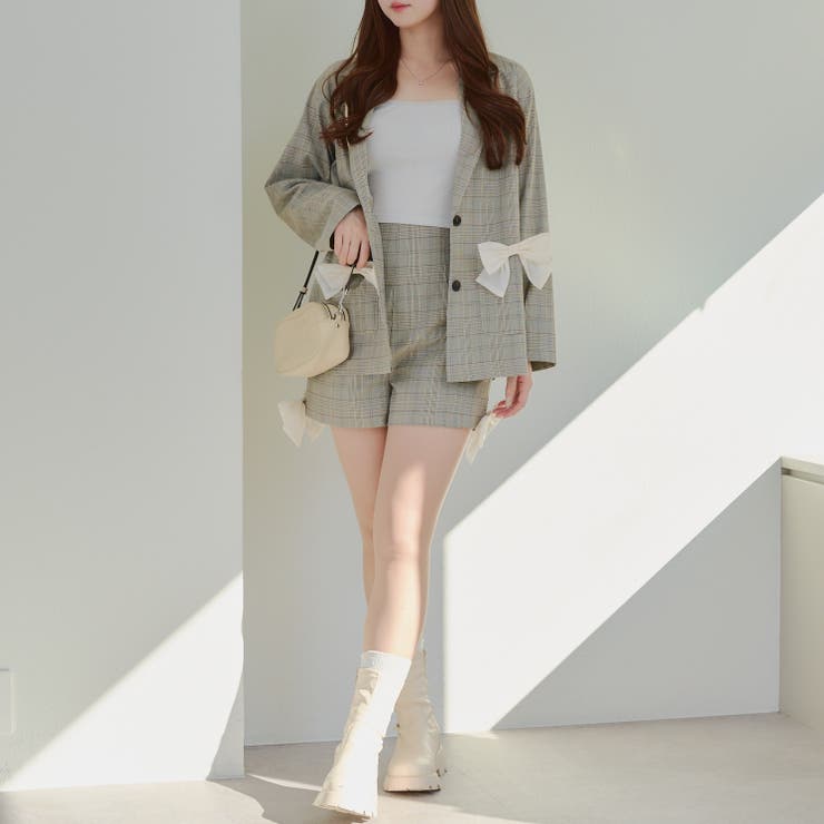 【セットアップ対応】スタイルアップ ショートパンツ | RMAF　NICE CLAUP / OLIVE des OLIVE | 詳細画像7 