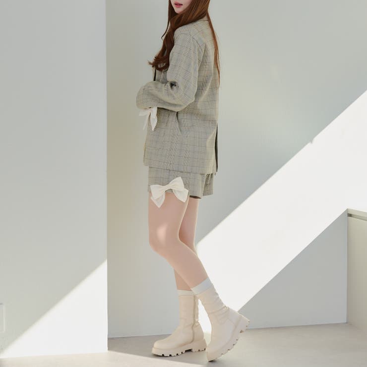 【セットアップ対応】スタイルアップ ショートパンツ | RMAF　NICE CLAUP / OLIVE des OLIVE | 詳細画像9 