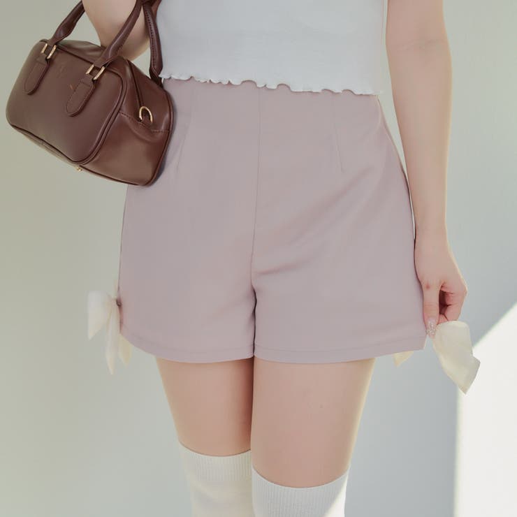 ピンク | 【セットアップ対応】スタイルアップ ショートパンツ | RMAF　NICE CLAUP / OLIVE des OLIVE