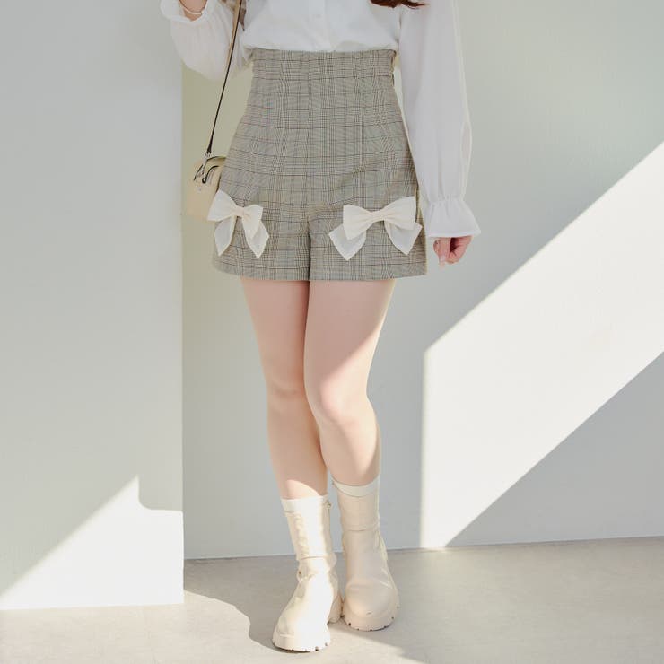 【セットアップ対応】スタイルアップ ショートパンツ | RMAF　NICE CLAUP / OLIVE des OLIVE | 詳細画像2 