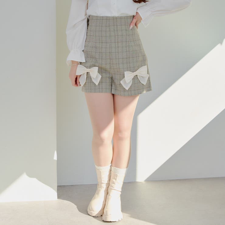 【セットアップ対応】スタイルアップ ショートパンツ | RMAF　NICE CLAUP / OLIVE des OLIVE | 詳細画像3 