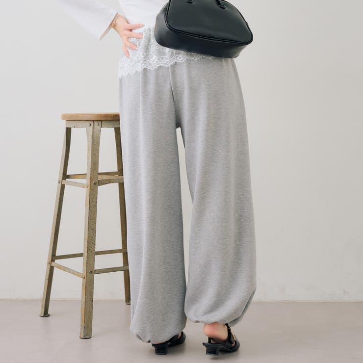 キラリロゴダンボールスウェットパンツ | RMAF　NICE CLAUP / OLIVE des OLIVE | 詳細画像5 