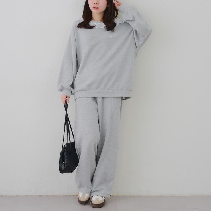 【セットアップ対応】ラメ裏毛スウェットパンツ | RMAF　NICE CLAUP / OLIVE des OLIVE | 詳細画像24 