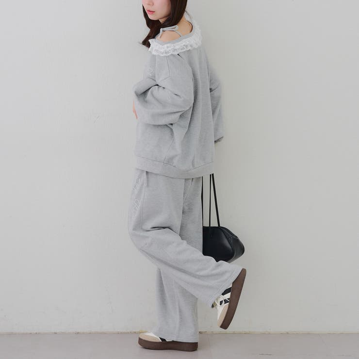 【セットアップ対応】ラメ裏毛スウェットパンツ | RMAF　NICE CLAUP / OLIVE des OLIVE | 詳細画像25 