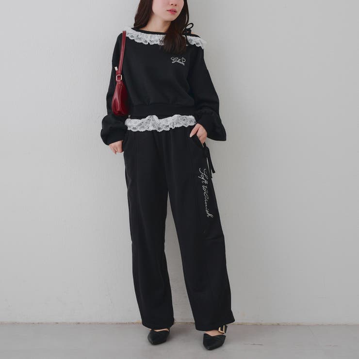 【セットアップ対応】ラメ裏毛スウェットパンツ | RMAF　NICE CLAUP / OLIVE des OLIVE | 詳細画像26 