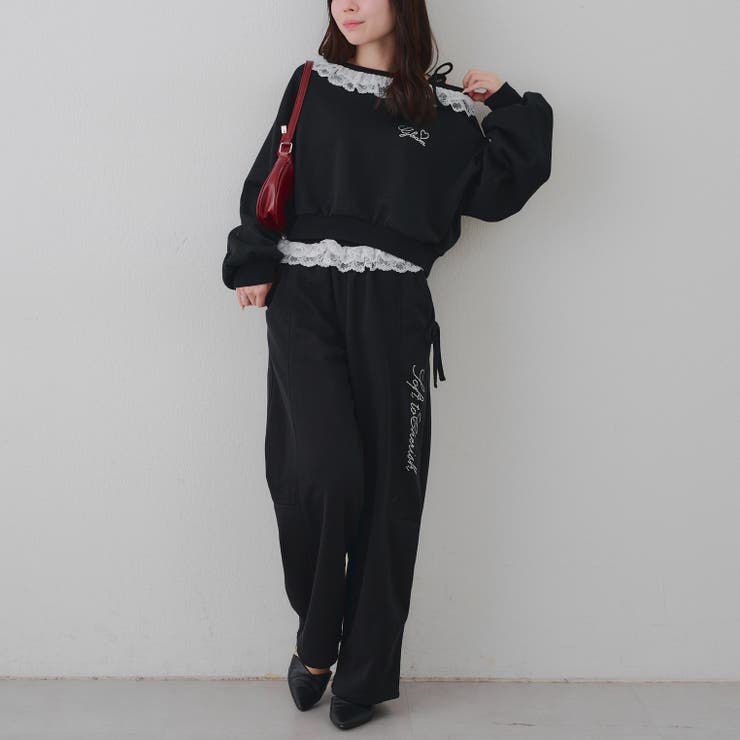 【セットアップ対応】ラメ裏毛スウェットパンツ | RMAF　NICE CLAUP / OLIVE des OLIVE | 詳細画像27 