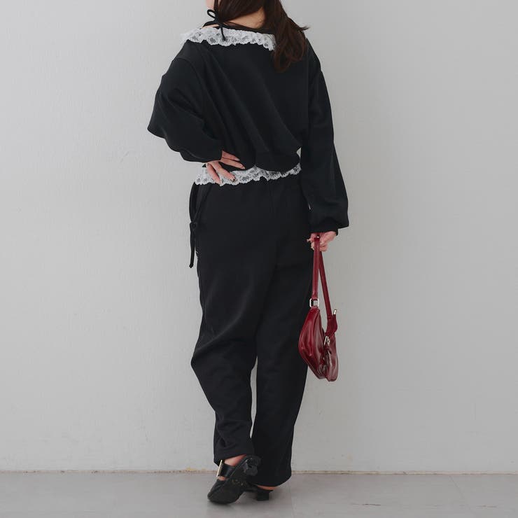 【セットアップ対応】ラメ裏毛スウェットパンツ | RMAF　NICE CLAUP / OLIVE des OLIVE | 詳細画像29 