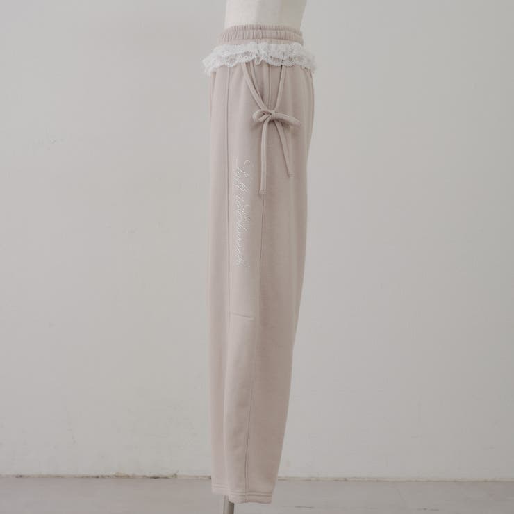 【セットアップ対応】ラメ裏毛スウェットパンツ | RMAF　NICE CLAUP / OLIVE des OLIVE | 詳細画像31 