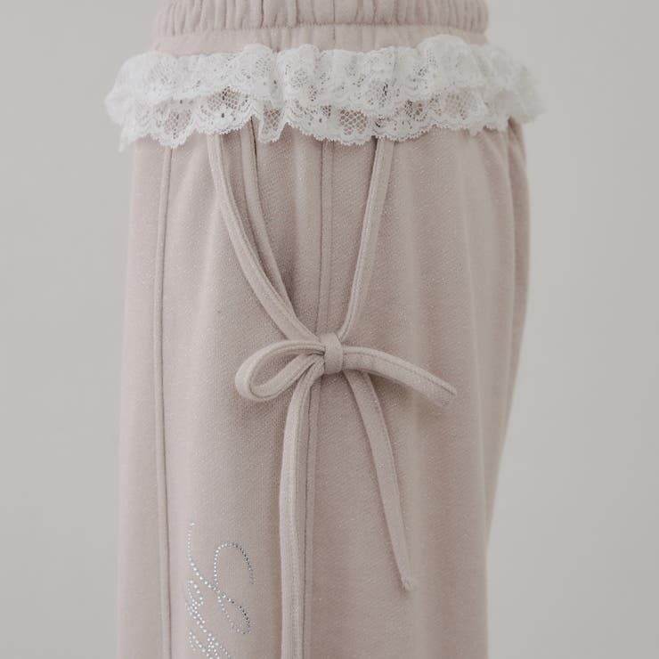 【セットアップ対応】ラメ裏毛スウェットパンツ | RMAF　NICE CLAUP / OLIVE des OLIVE | 詳細画像33 