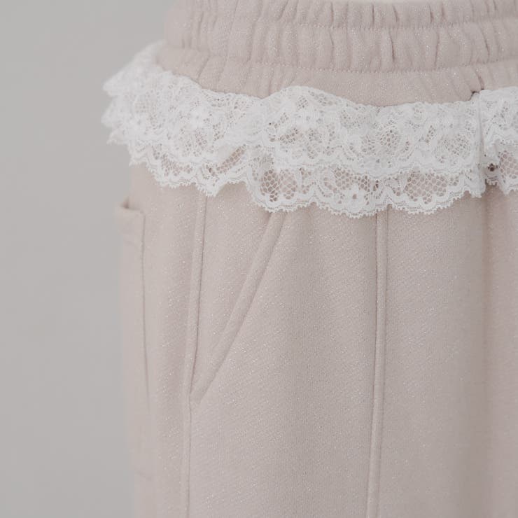 【セットアップ対応】ラメ裏毛スウェットパンツ | RMAF　NICE CLAUP / OLIVE des OLIVE | 詳細画像34 