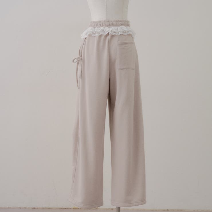 【セットアップ対応】ラメ裏毛スウェットパンツ | RMAF　NICE CLAUP / OLIVE des OLIVE | 詳細画像37 