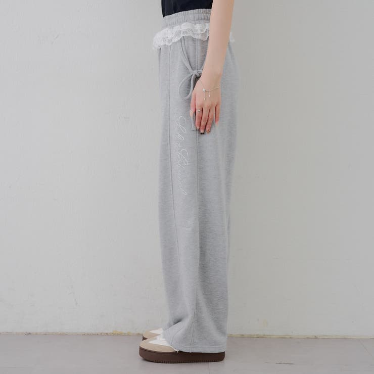 【セットアップ対応】ラメ裏毛スウェットパンツ | RMAF　NICE CLAUP / OLIVE des OLIVE | 詳細画像40 