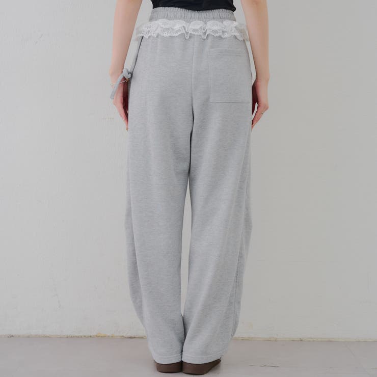 【セットアップ対応】ラメ裏毛スウェットパンツ | RMAF　NICE CLAUP / OLIVE des OLIVE | 詳細画像41 