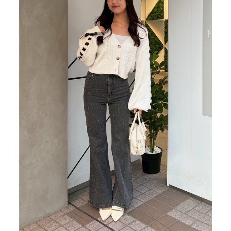 【S/M展開】キラキラセミフレアデニム | RMAF　NICE CLAUP / OLIVE des OLIVE | 詳細画像21 