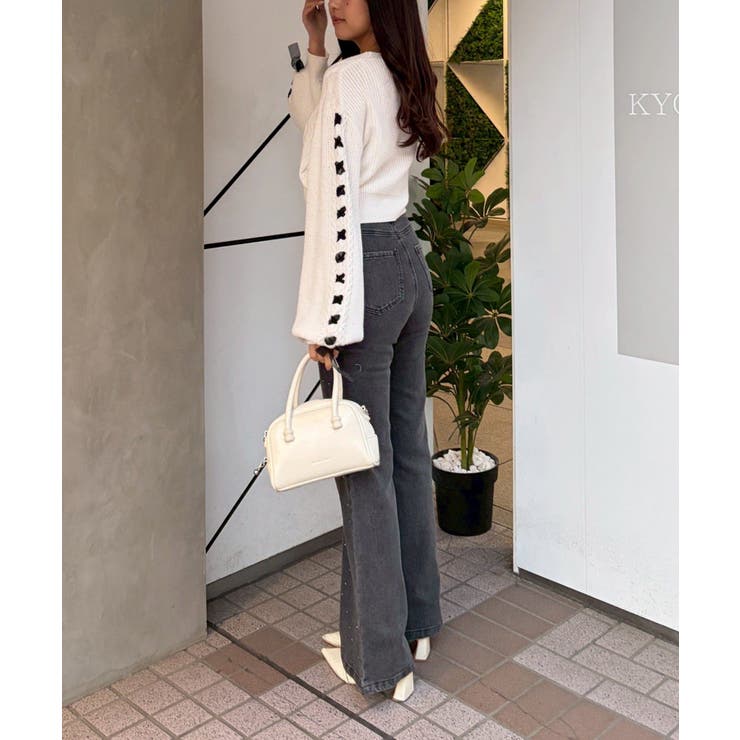 【S/M展開】キラキラセミフレアデニム | RMAF　NICE CLAUP / OLIVE des OLIVE | 詳細画像22 