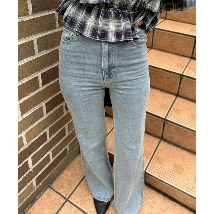 【S/M展開】キラキラセミフレアデニム | RMAF　NICE CLAUP / OLIVE des OLIVE | 詳細画像32 