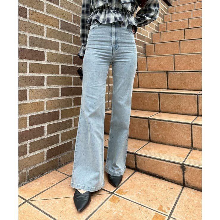 【S/M展開】キラキラセミフレアデニム | RMAF　NICE CLAUP / OLIVE des OLIVE | 詳細画像33 