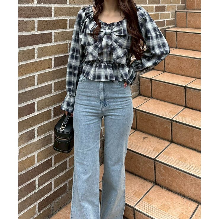 【S/M展開】キラキラセミフレアデニム | RMAF　NICE CLAUP / OLIVE des OLIVE | 詳細画像34 