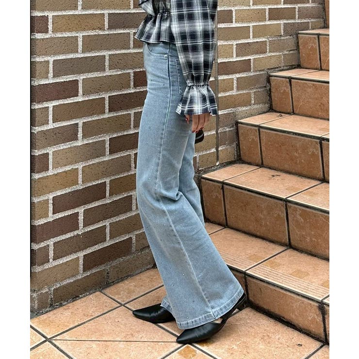 【S/M展開】キラキラセミフレアデニム | RMAF　NICE CLAUP / OLIVE des OLIVE | 詳細画像36 