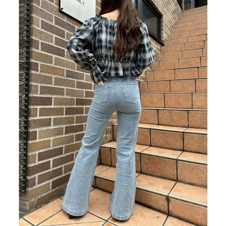 【S/M展開】キラキラセミフレアデニム | RMAF　NICE CLAUP / OLIVE des OLIVE | 詳細画像39 