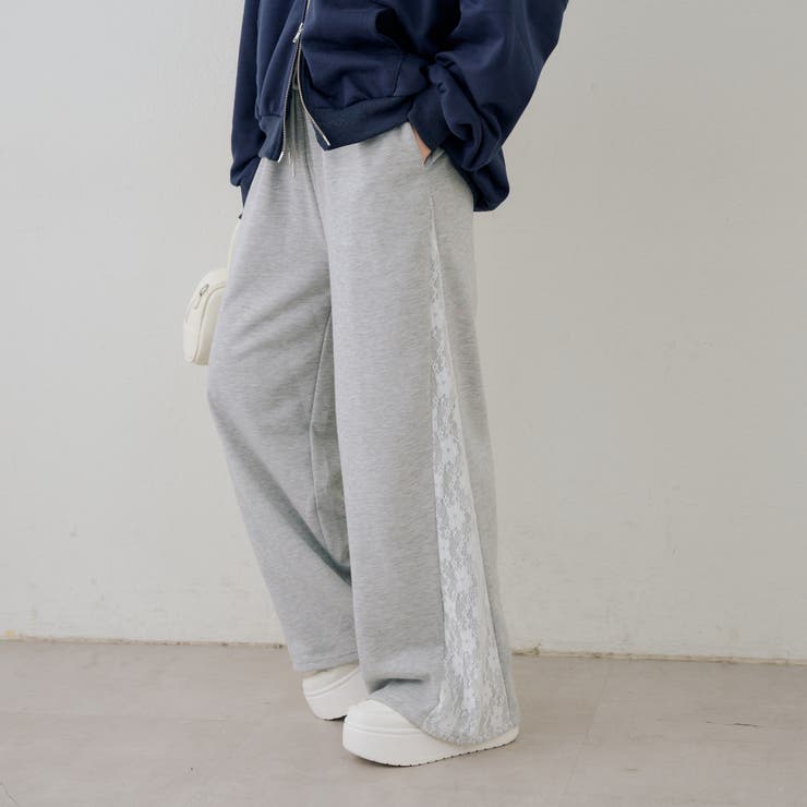 サイドレーススウェットパンツ | NICE CLAUP / OLIVE des OLIVE　OUTLET | 詳細画像6 