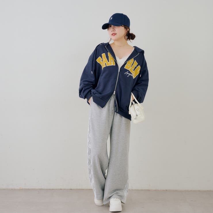 サイドレーススウェットパンツ | NICE CLAUP / OLIVE des OLIVE　OUTLET | 詳細画像7 