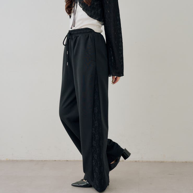 サイドレーススウェットパンツ | NICE CLAUP / OLIVE des OLIVE　OUTLET | 詳細画像12 