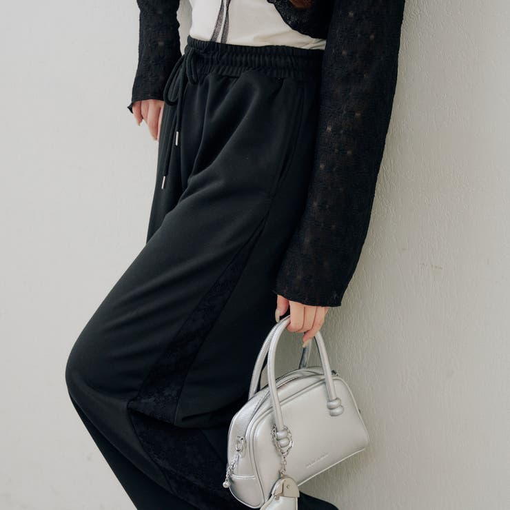 サイドレーススウェットパンツ | NICE CLAUP / OLIVE des OLIVE　OUTLET | 詳細画像17 