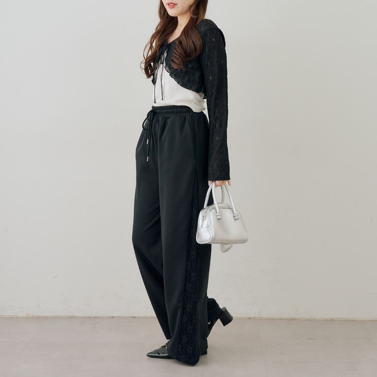 サイドレーススウェットパンツ | NICE CLAUP / OLIVE des OLIVE　OUTLET | 詳細画像21 